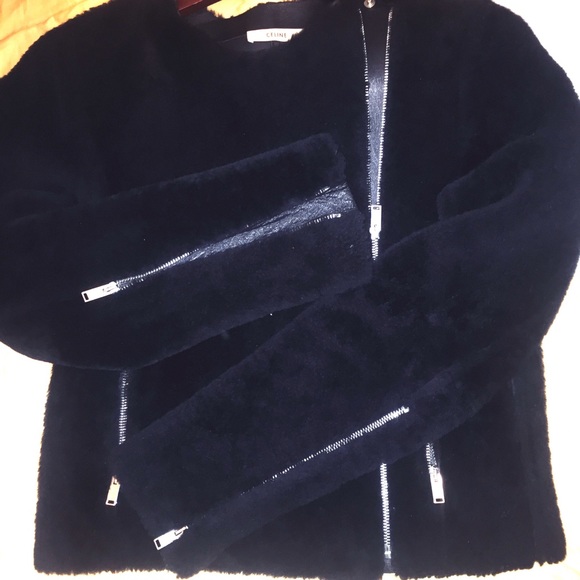 Celine Shearling Leather Jacket - Picture 7 of 13